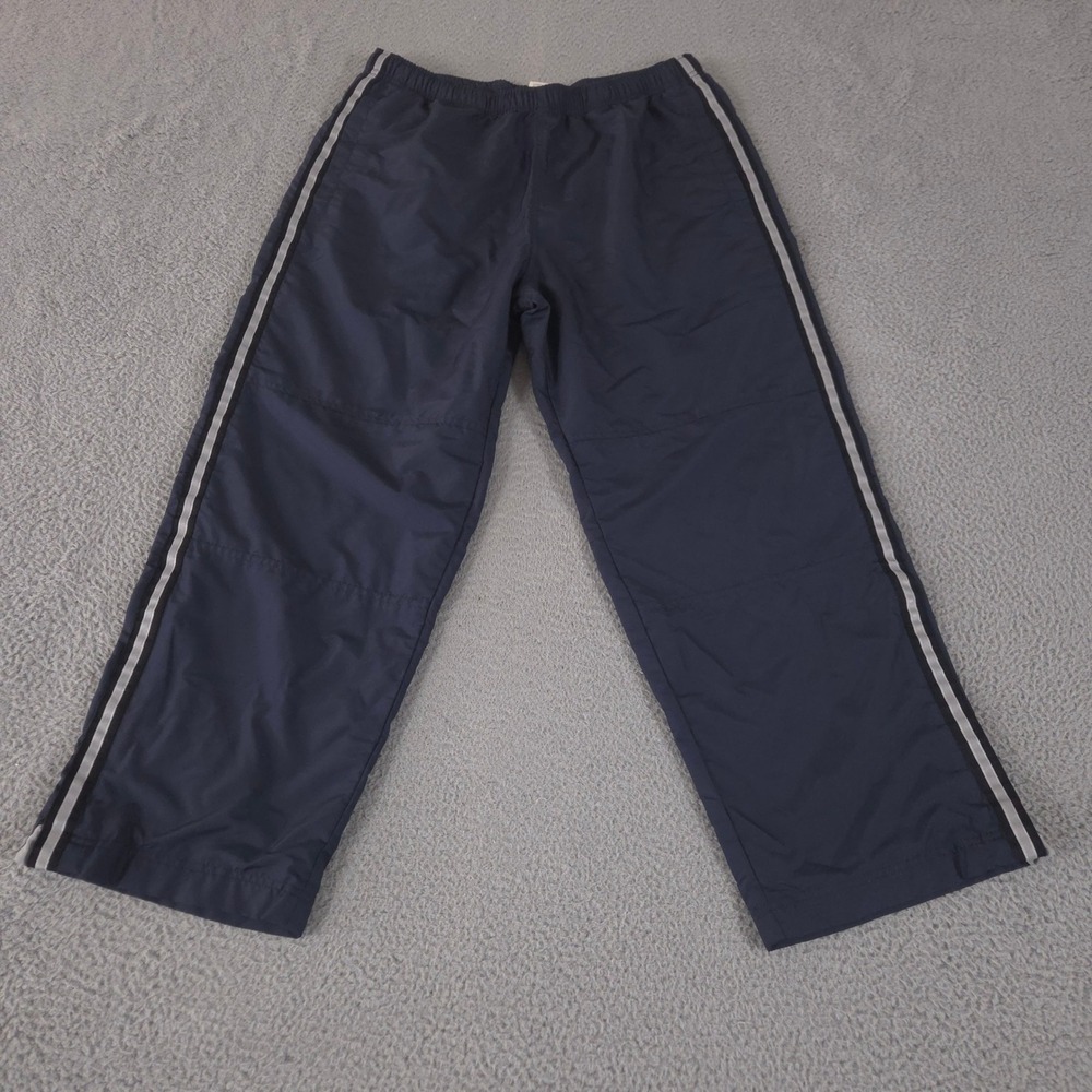 VINTAGE Old Navy Pants Mens L Navy Straight Leg Track Mesh Lined Outdoor Y2K